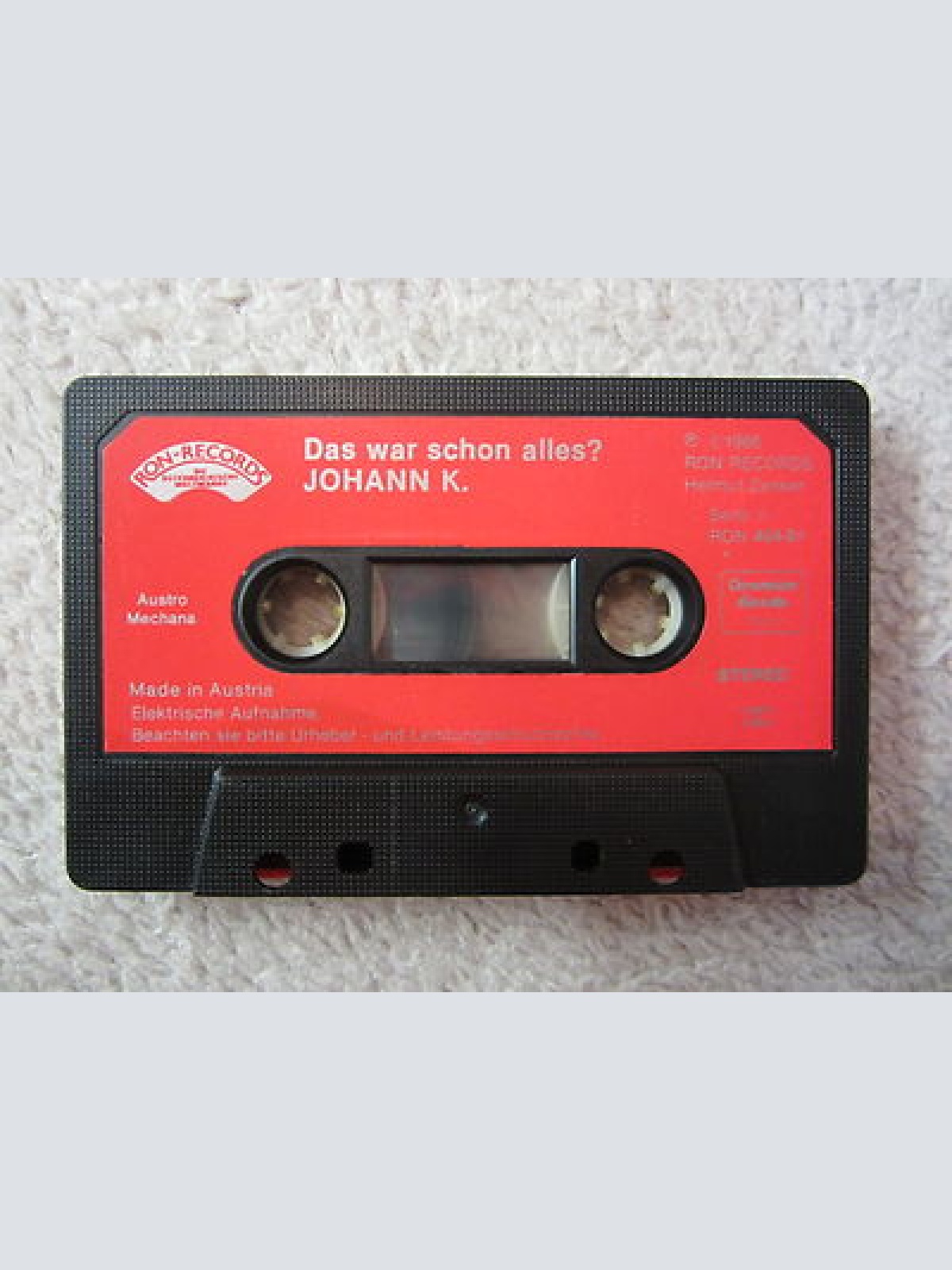 MC / JOHANN KRANKL / AUSTRIA / SELTEN / 1986 / RARITÄT /