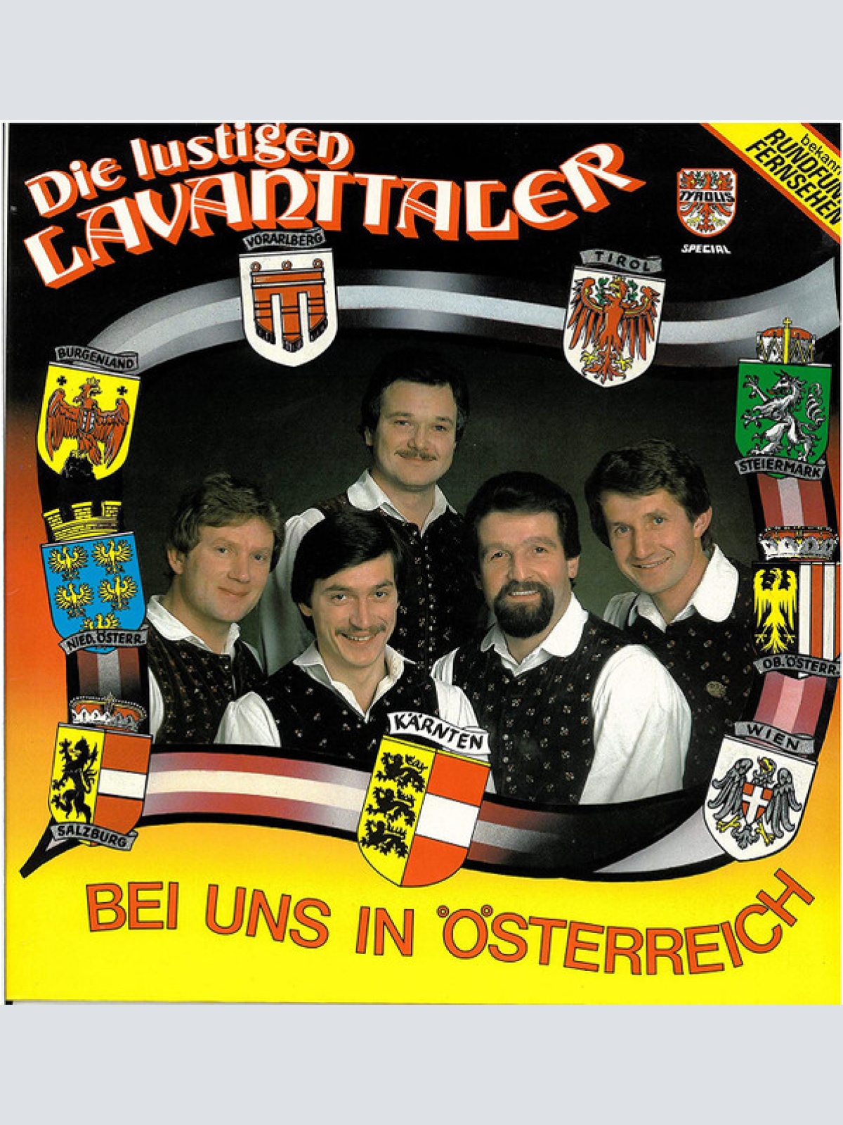 Die Lustigen Lavanttaler - Bei Uns In Österreich  (LP)