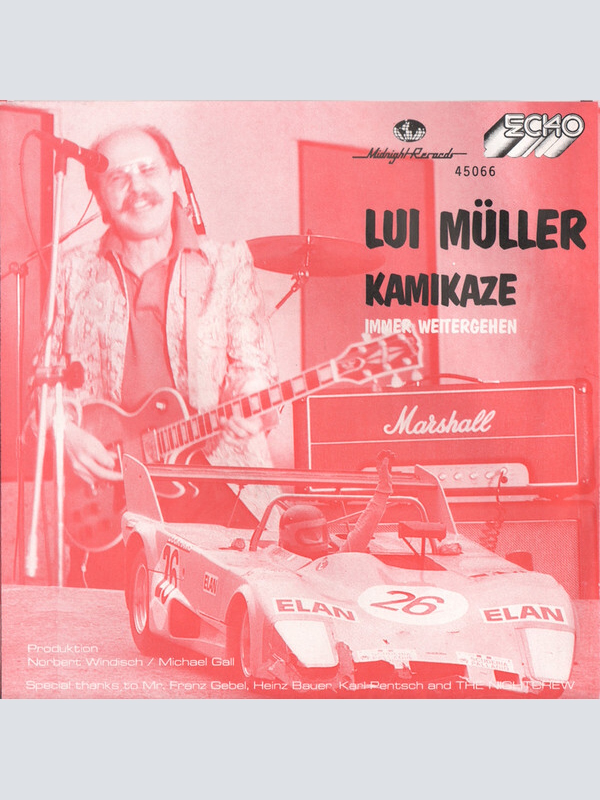 Lui Müller - Kamikaze / Immer Weitergehen (7", Single)