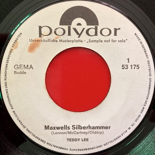 Teddy Lee (4) - Maxwells Silberhammer (7", Single, Promo)