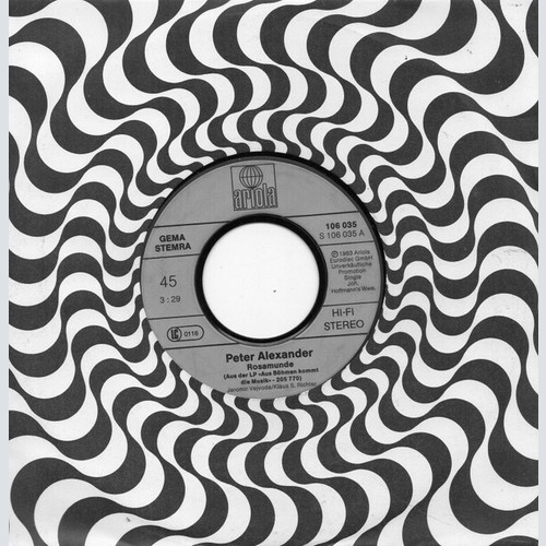 Peter Alexander - Rosamunde (7", Single, Promo)