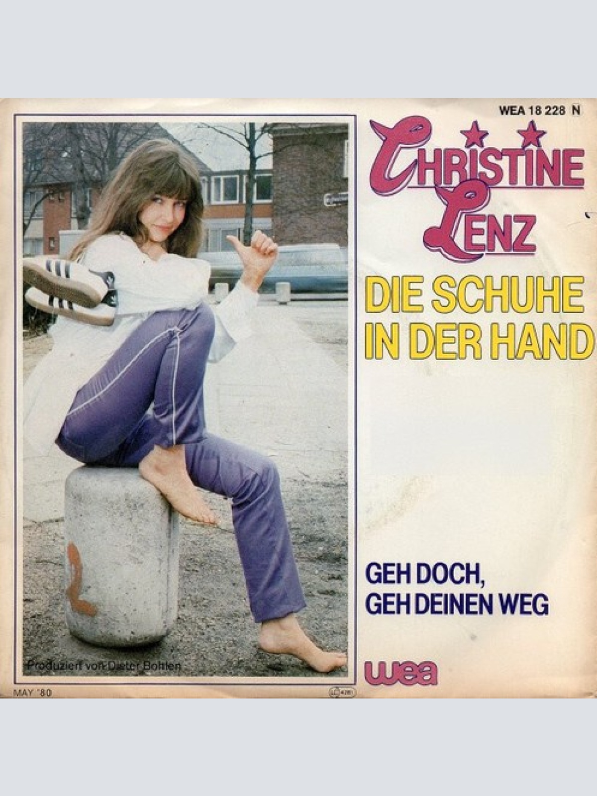 Christine Lenz - Die Schuhe In Der Hand (7", Single)