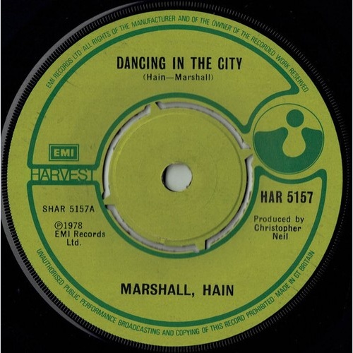 Marshall Hain - Dancing In The City (7", Single, Pus)