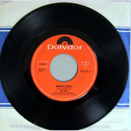 Single / THE WHO / PROMO / MAGIC BUS / RARITÄT / 1968 /