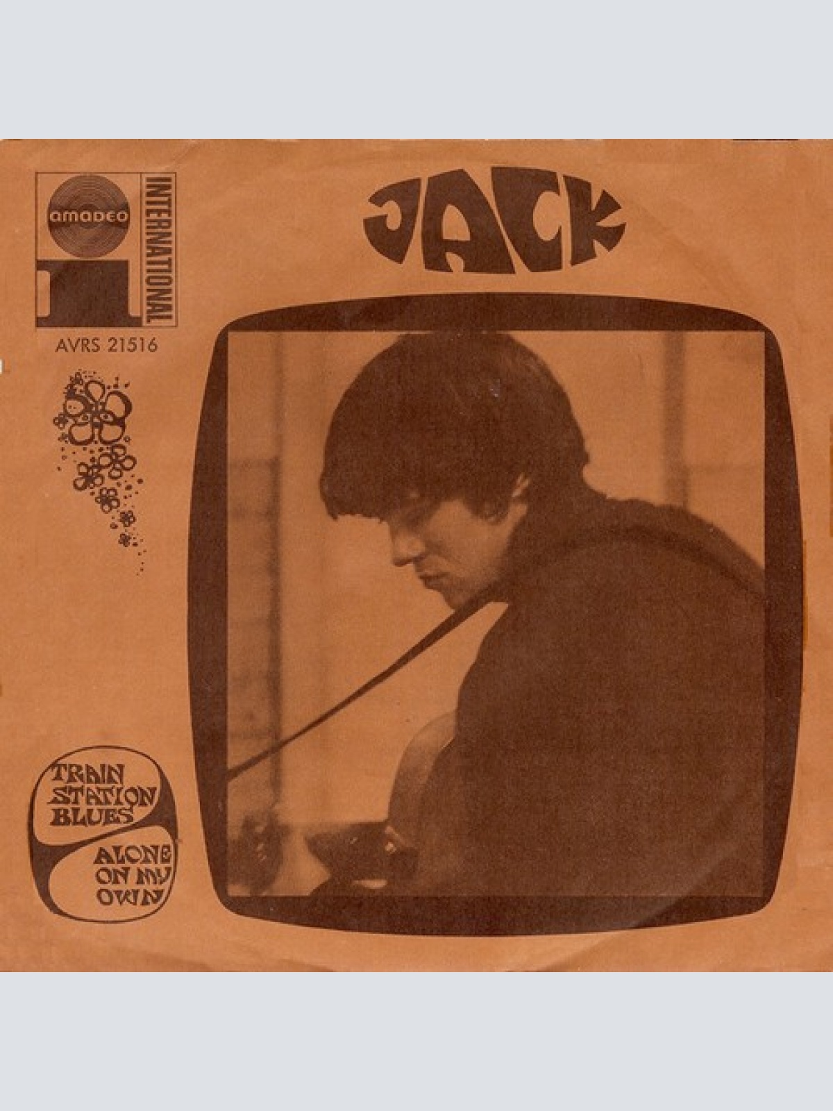 Jack Grunsky - Train Station Blues / Alone On My Own (7", Single)