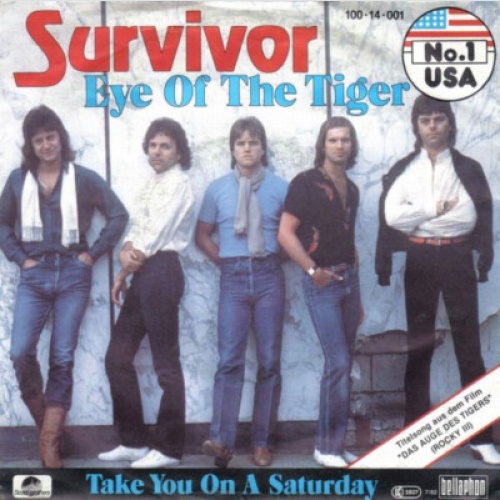 Survivor - Eye Of The Tiger (7", Single, RP)