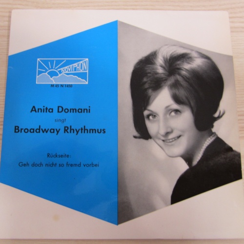 Single / ANITA DOMANI singt BROADWAY RHYTHMUS / NOVIPHON REC. / RAR / 60er