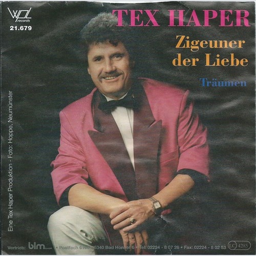 Tex Haper - Zigeuner Der Liebe (7", Single)