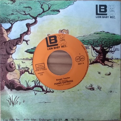 Piano-Express - Boogie Teacher (7", Single)