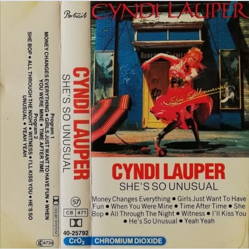 Cyndi Lauper - She's So Unusual (Cass, Album)
