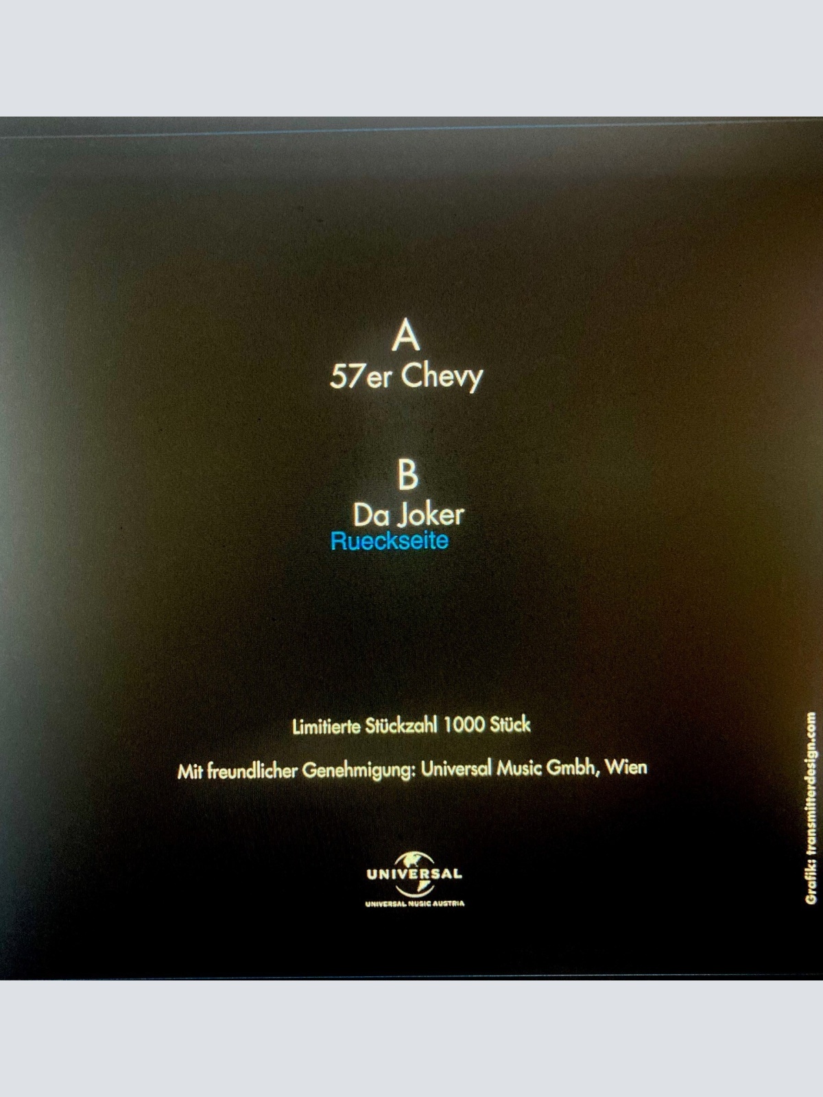 Ostbahn-Kurti & die Chefpartie - 57er Chevy / Da Joker (7", Single,  Chevy Rot