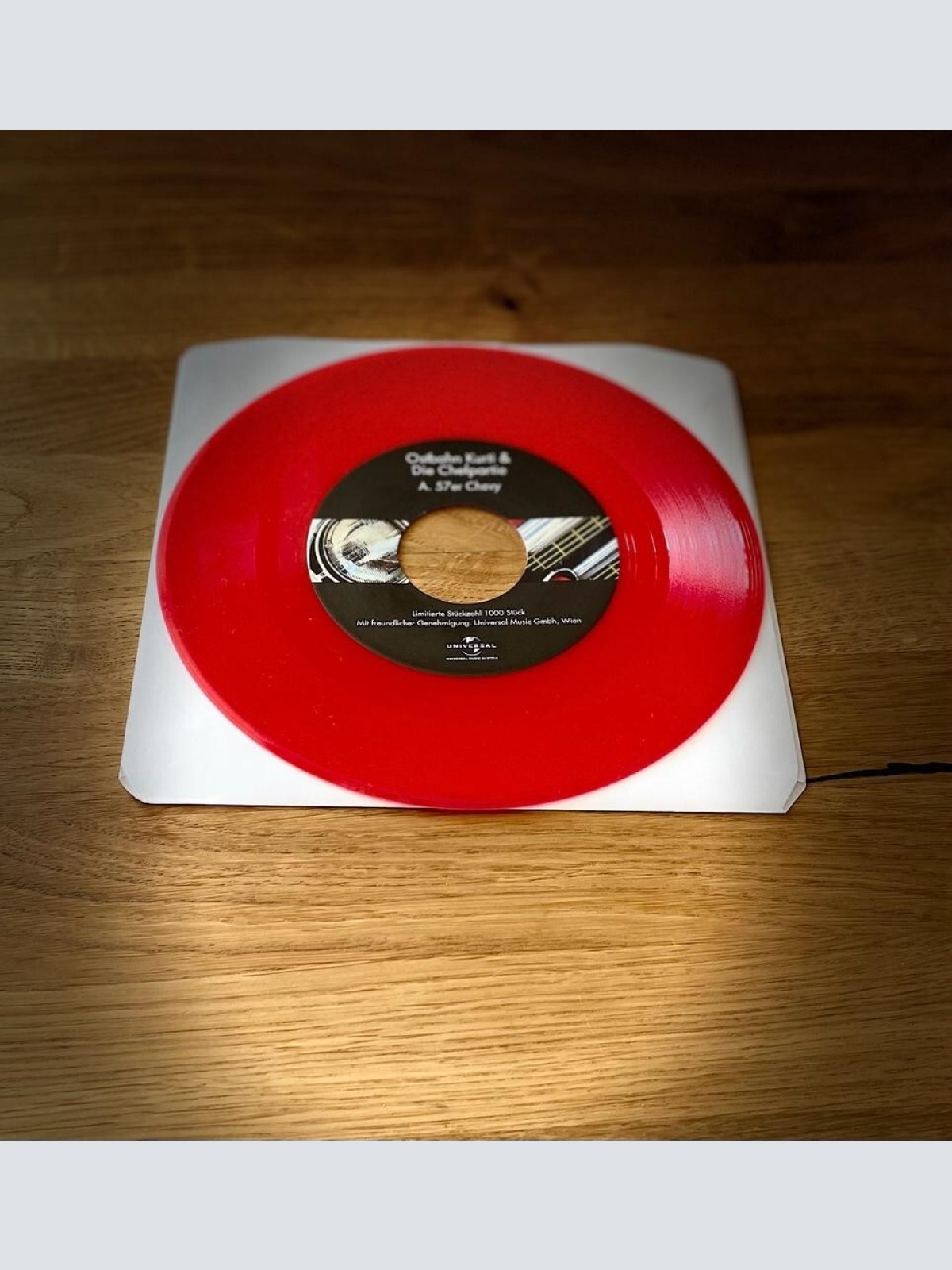 Ostbahn-Kurti & die Chefpartie - 57er Chevy / Da Joker (7", Single,  Chevy Rot