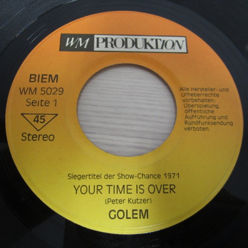 Single /  Golem  ?– Your Time Is Over  / AUT  PRESS / RAR /