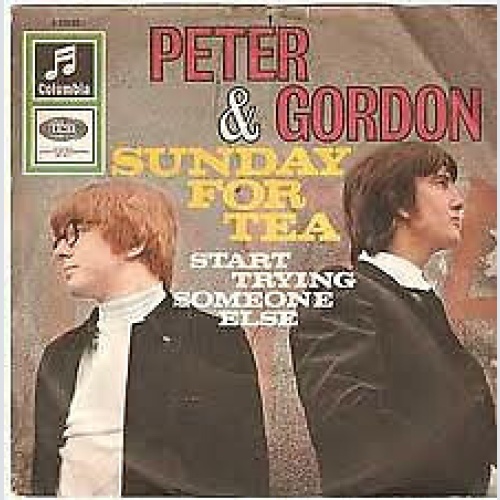 Peter & Gordon - Sunday For Tea (7", Single)
