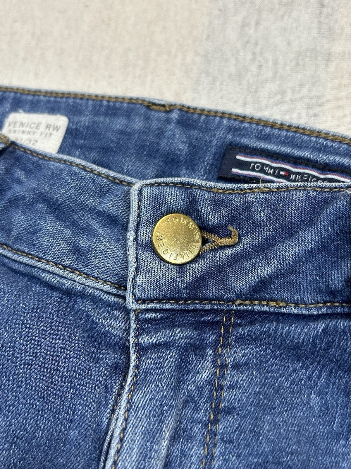 Tommy Hilfiger Damenjeans Venice Rw Leila Slim Größe 31/32 Blau Vintage look