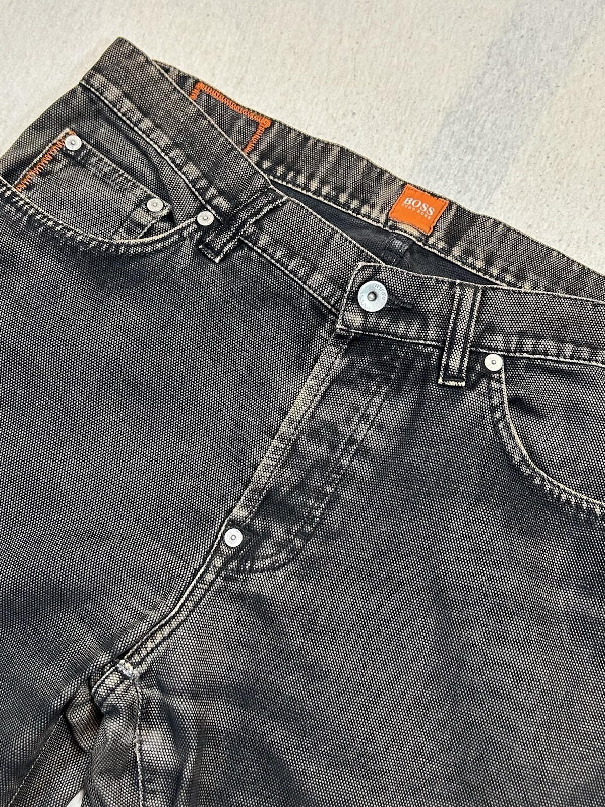 Hugo Boss HB 31 Denim Jeans Schwarz Herren Größe W33 L36 Maße auf den Fotos