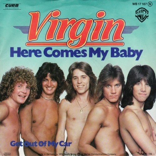 Virgin (7) - Here Comes My Baby (7", Single)