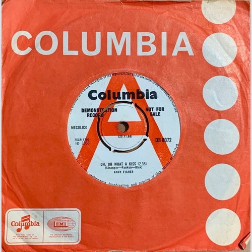 Andy Fisher - Oh, Oh, What A Kiss / I Have A Dog (7", Single, Promo)