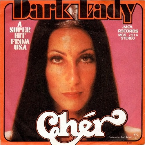 Cher - Dark Lady (7", Single, Promo)
