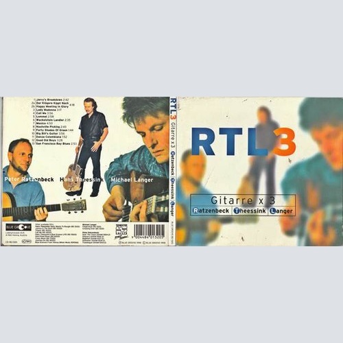 Peter Ratzenbeck, Hans Theessink, Michael Langer - RTL3: Gitarre X 3 (CD, Album)