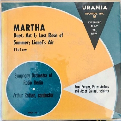 Symphony Orchestra Of Radio Berlin* / Arthur Rother*, Erna Berger / Peter And...
