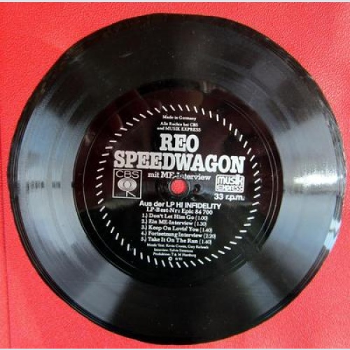Single / REO SPEEDWAGON / 1981 / RARITÄT /