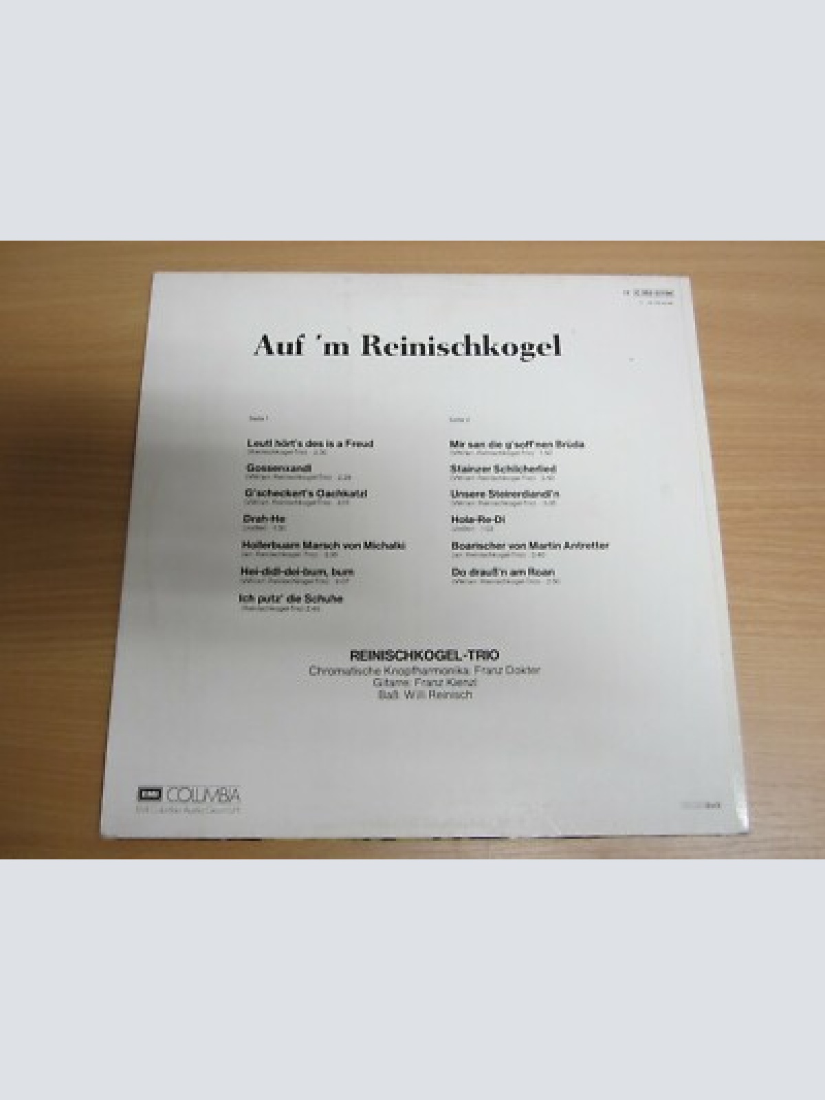 LP / Das Reinischkogel-Trio ?– Auf'm Reinischkogel / AUT PRESS / RAR /