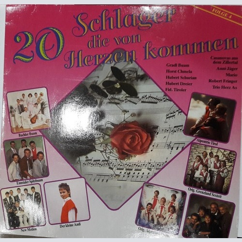 Various - 20 Schlager Die Von Herzen Kommen - Folge 4 (LP, Comp)