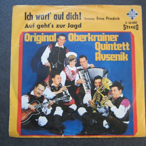 Single / Original Oberkrainer Quintett Avsenik – Ich Wart' Auf Dich / DE PRESS /