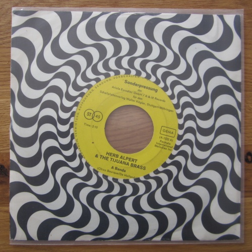 Single /  Herb Alpert & The Tijuana Brass – A Banda       /   DE  PRESS /