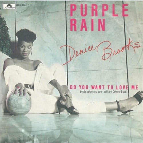 Denice Brooks - Purple Rain  (7", Single)
