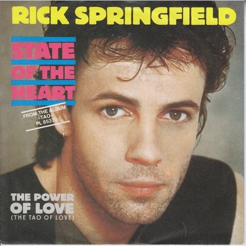 Rick Springfield - State Of The Heart (7", Single)