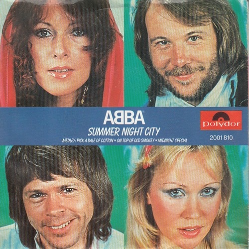 ABBA - Summer Night City (7", Single)