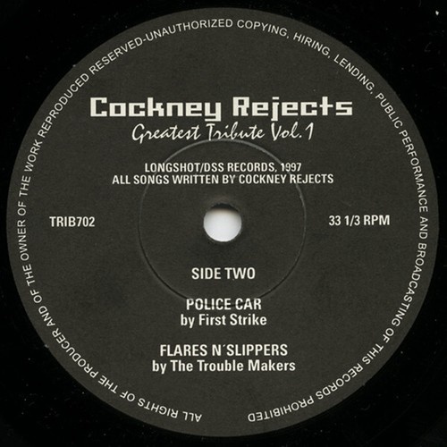 Various - Cockney Rejects Greatest Tribute Vol.1 (7", Ltd, Bla)