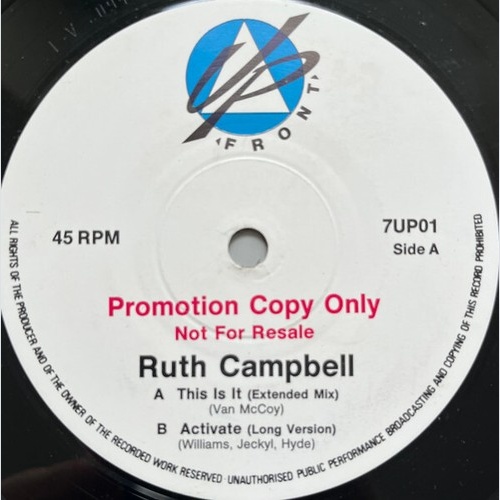 Ruth Campbell - This Is It (7", Promo)