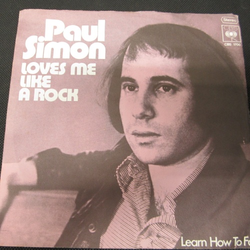 Single / Paul Simon With The Dixie Hummingbirds ‎– Loves Me Like A Rock / DE PRE