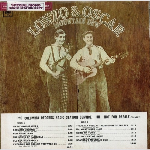 Lonzo & Oscar - Mountain Dew (LP, Album, Mono, Promo, Spe)