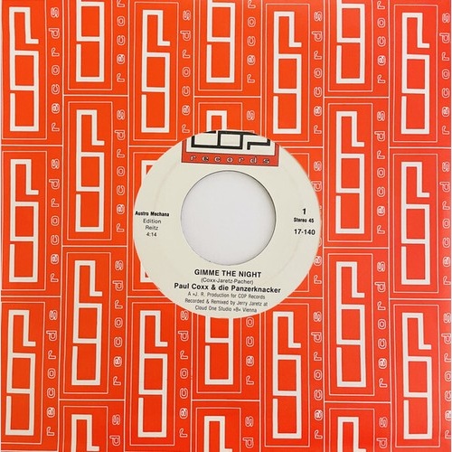 Paul Coxx & Die Panzerknacker - Gimme The Night (7")