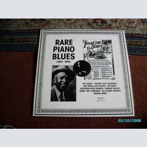 Various - Rare Piano Blues (1925-1935) (LP, Comp, Ltd)