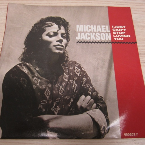 Single /  Michael Jackson ?– I Just Can't Stop Loving You /  NL  PRESS / RAR /