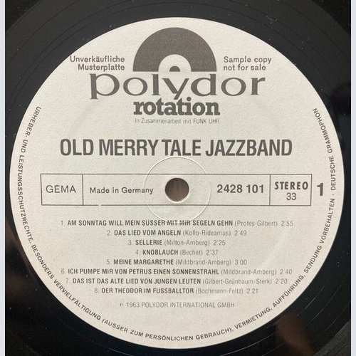 Old Merry Tale Jazzband - Jatz Mit Schuß (LP, Album, Promo)