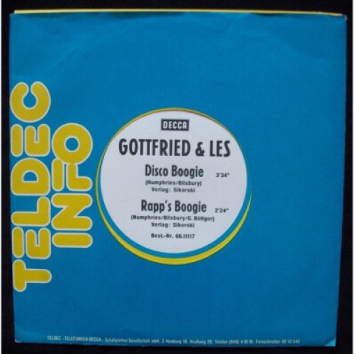 Gottfried* & Les* - Disco Rapp's Boogie (7", Promo)