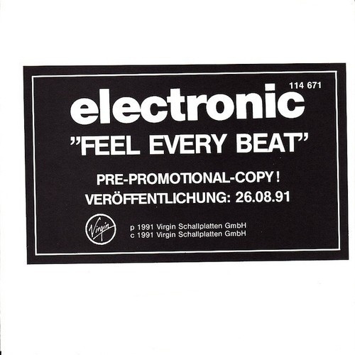 Electronic - Feel Every Beat (7", Promo)