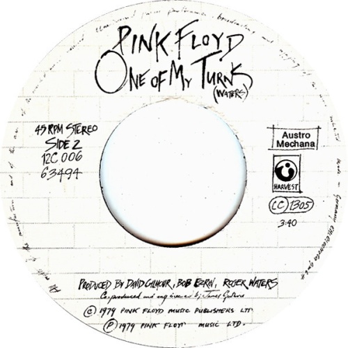 Pink Floyd - Another Brick In The Wall Part II c/w One Of My Turns (7", Single)