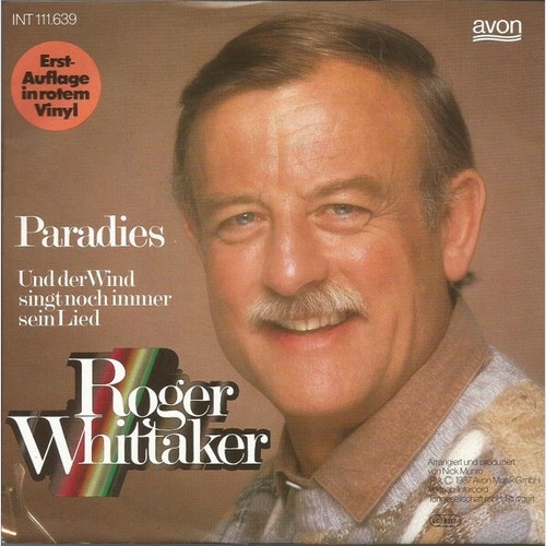 Roger Whittaker - Paradies (7", Single, Red)