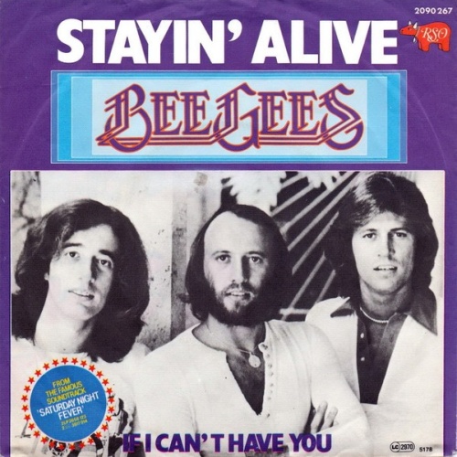 Bee Gees - Stayin' Alive (7", Single)