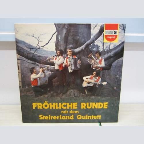 LP / Steirerland Quintett ?– Fröhliche Runde  / Bellaphon Rec / AUSTRIA / RAR /