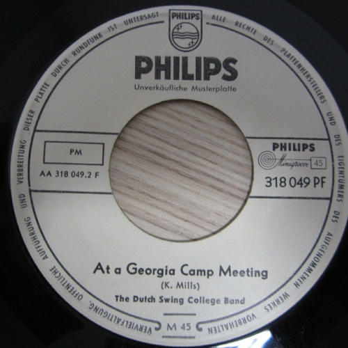 Single /  The Dutch Swing College Band – Weary Blues  / MUSTER / PROMO /