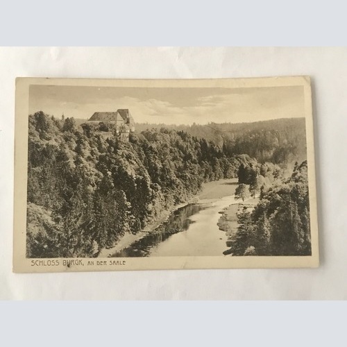 Ak, Schloss Burg, Saale (110203 BW)G
