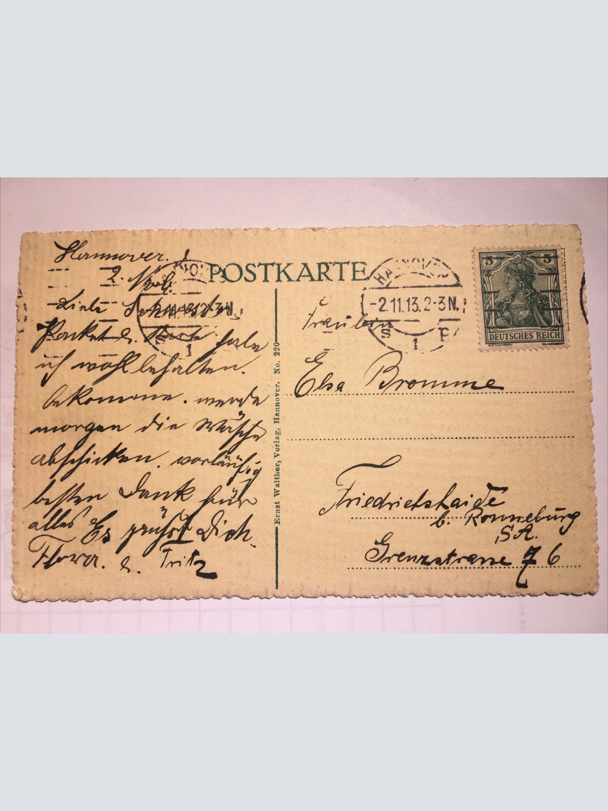 Hannover Maschpark und Provinzial- Museum 85092 RE